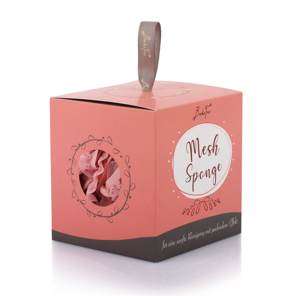 Netzschwamm 15 cm in Retro Pink