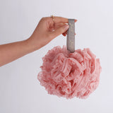 Netzschwamm 15 cm in Retro Pink